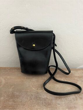 Madewell Cow leather mini black Crossbody Bag